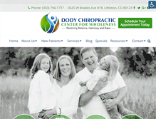 Tablet Screenshot of dodychiro.com